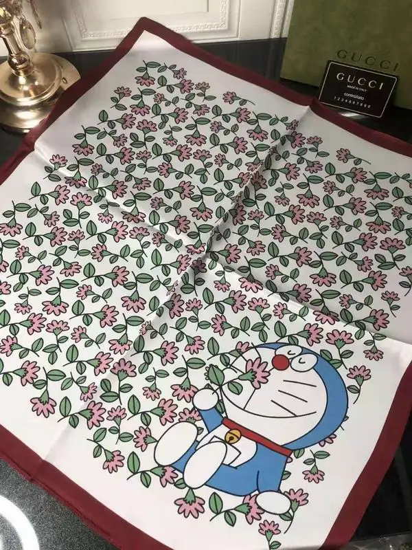 Gucci silk scarf 53X53cm E08 (3)